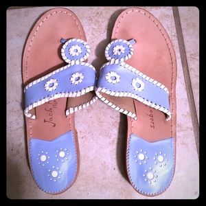 Jack Rogers 7.5 Light Blue Sandals